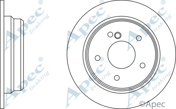 APEC BRAKING Тормозной диск DSK626